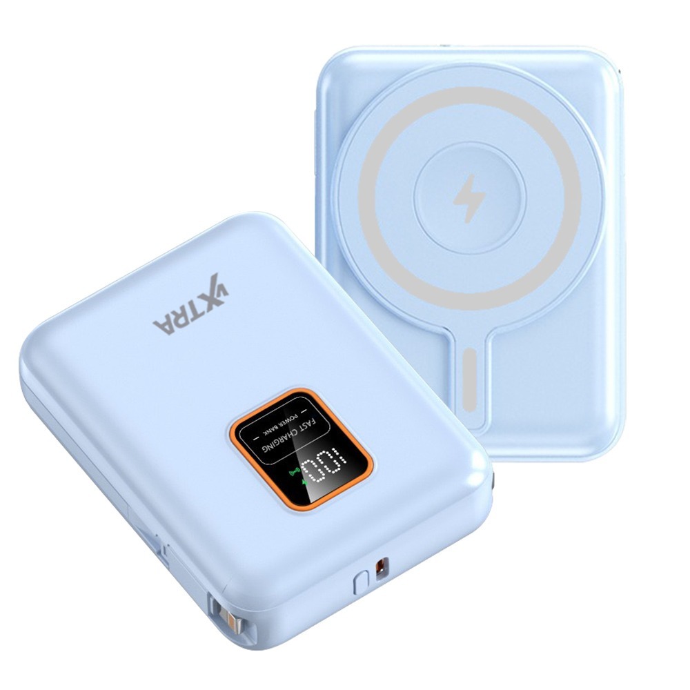 威力家 VXTRA 10000mAh電量顯示+自帶雙線 MagSafe磁吸無線快充 三用快充行動電源-規格圖7