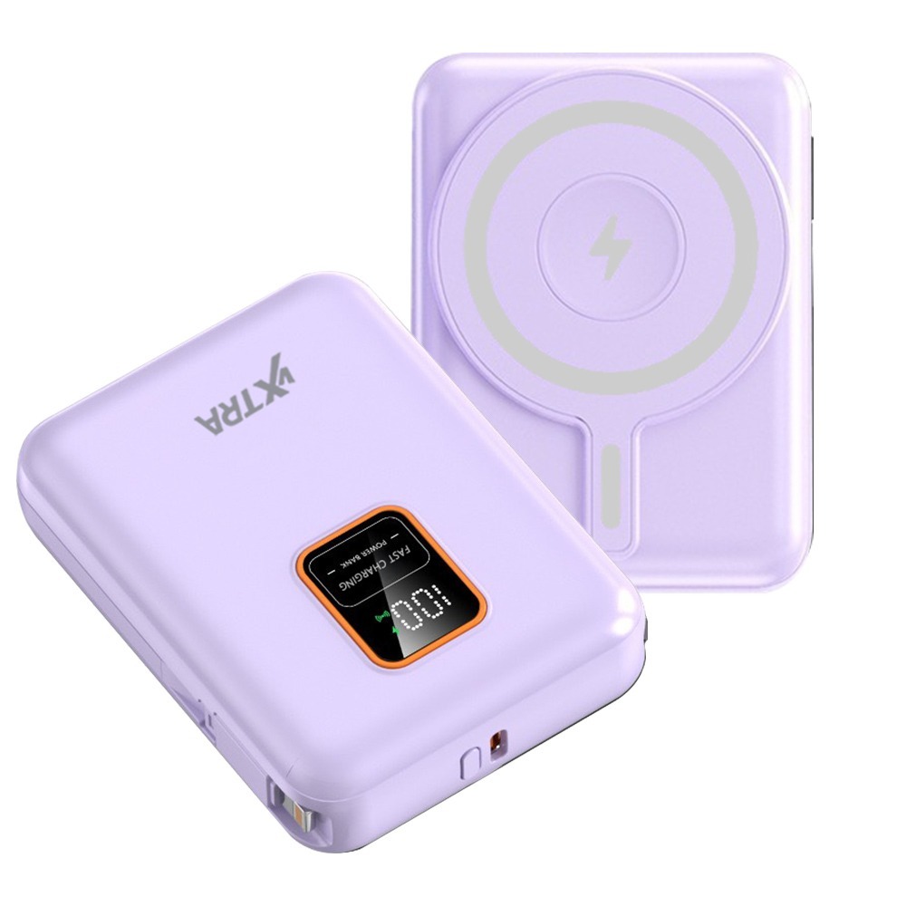 威力家 VXTRA 10000mAh電量顯示+自帶雙線 MagSafe磁吸無線快充 三用快充行動電源-規格圖7
