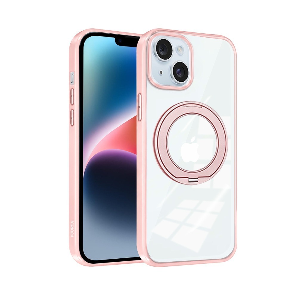 威力家 VOORCA 夢幻糖果360系列 iPhone 14/13 N52晶透磁吸殼 360度旋轉支架手機殼 保護殼-規格圖8
