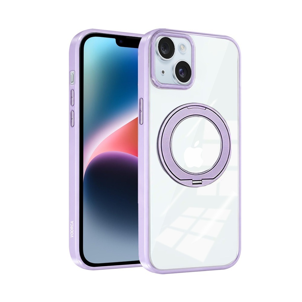 威力家 VOORCA 夢幻糖果360系列 iPhone 14/13 N52晶透磁吸殼 360度旋轉支架手機殼 保護殼-規格圖8