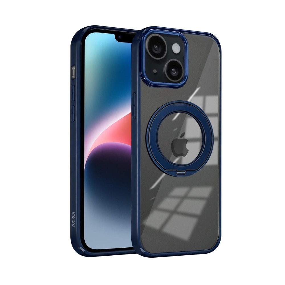 威力家 VOORCA 夢幻糖果360系列 iPhone 14/13 N52晶透磁吸殼 360度旋轉支架手機殼 保護殼-規格圖8