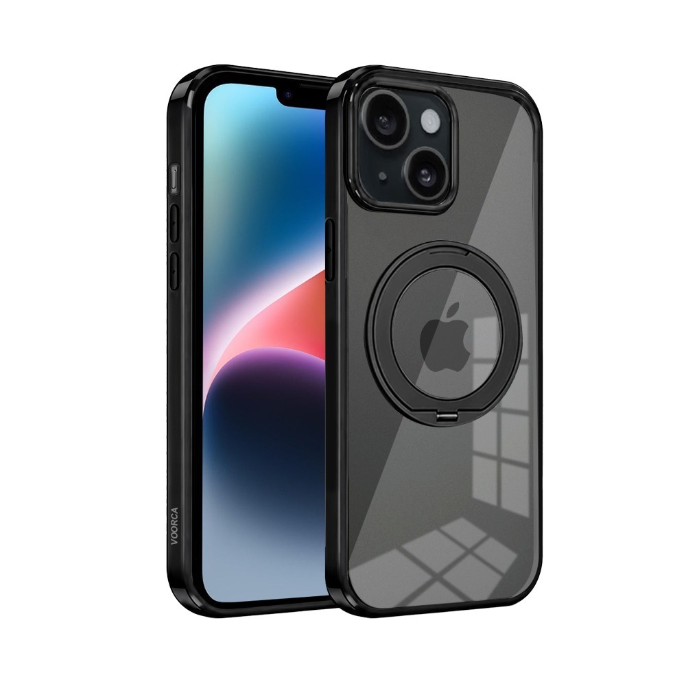 威力家 VOORCA 夢幻糖果360系列 iPhone 14/13 N52晶透磁吸殼 360度旋轉支架手機殼 保護殼-規格圖8