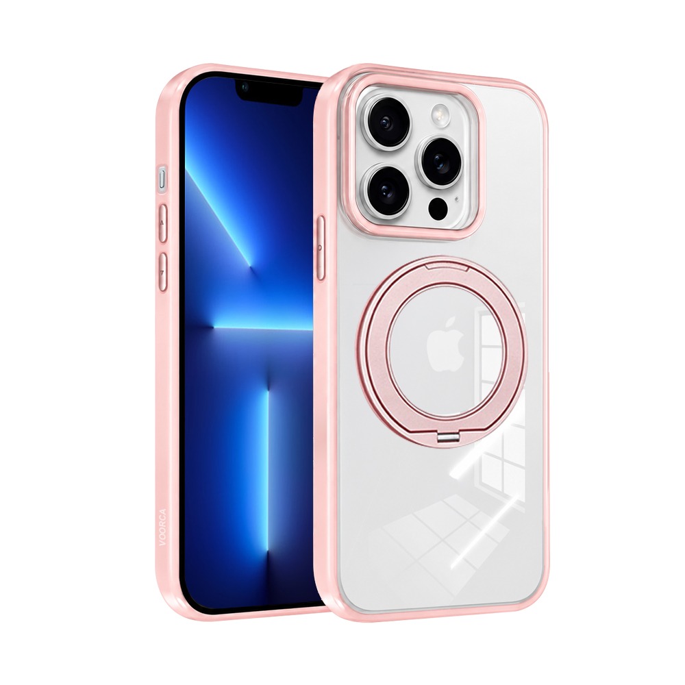 威力家 VOORCA 夢幻糖果360系列 iPhone 14 Pro N52晶透磁吸殼 360度旋轉支架手機殼 保護殼-規格圖8