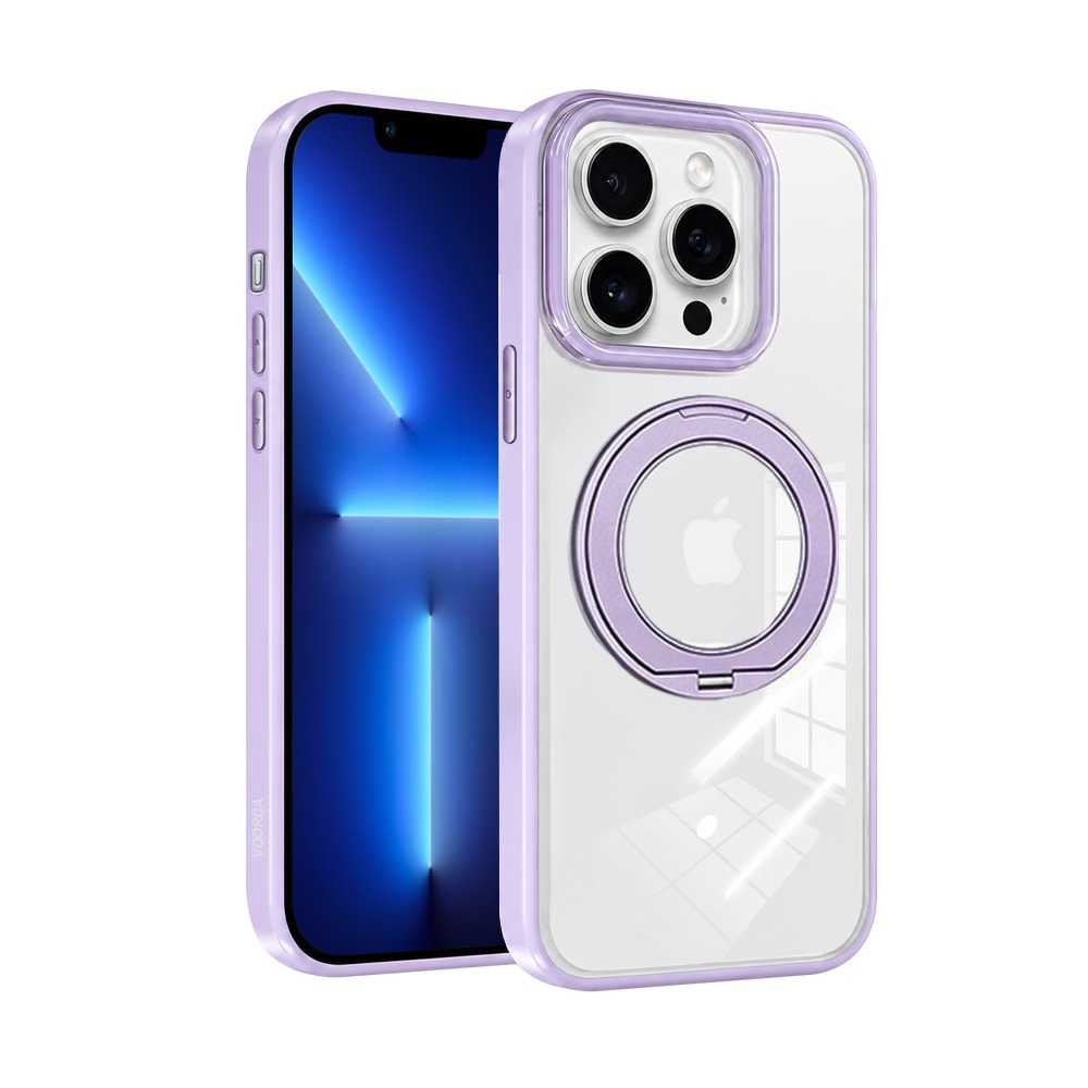 威力家 VOORCA 夢幻糖果360系列 iPhone 14 Pro Max N52晶透磁吸殼 360度旋轉支架手機殼-規格圖8