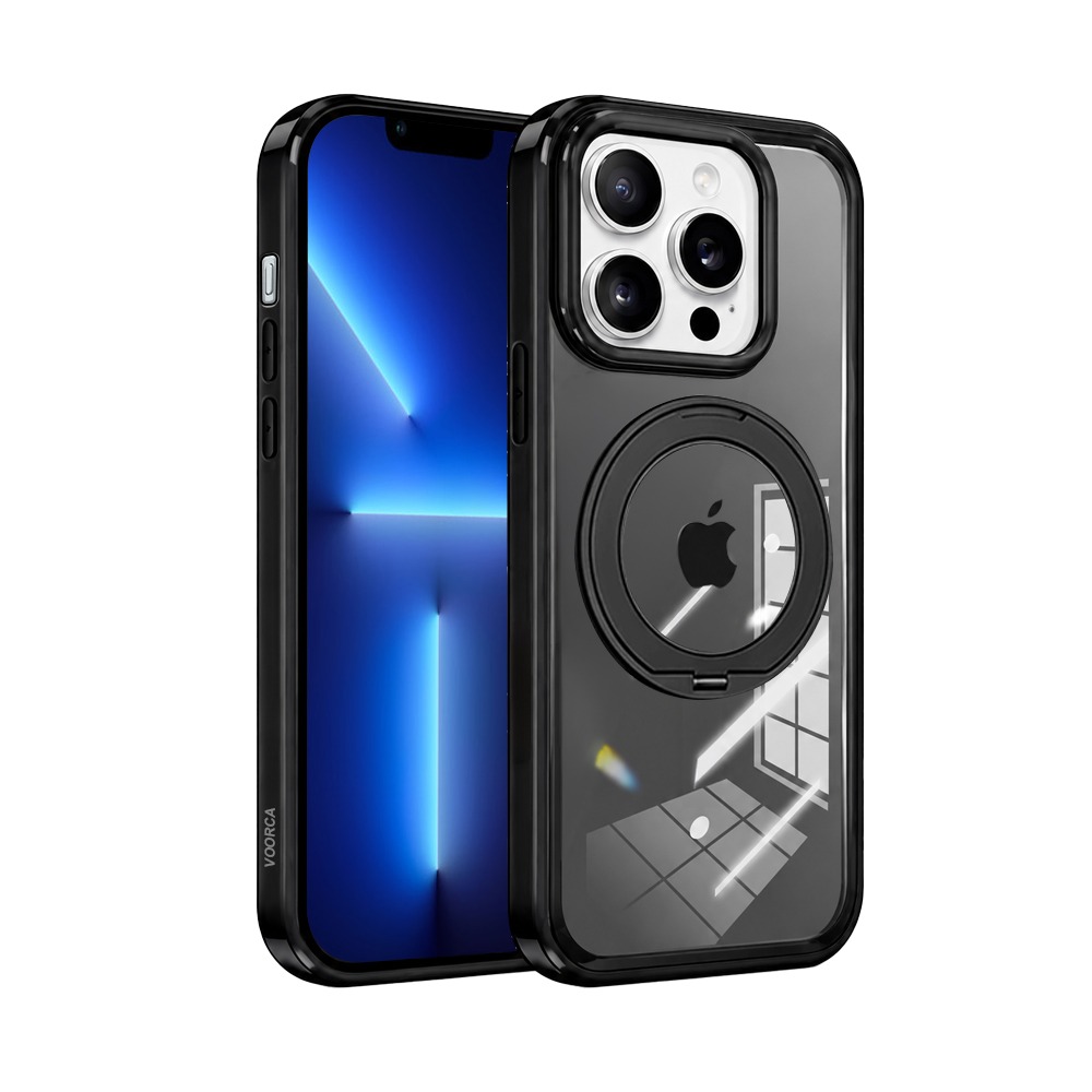 威力家 VOORCA 夢幻糖果360系列 iPhone 13 Pro Max N52晶透磁吸殼 360度旋轉支架手機殼-規格圖8
