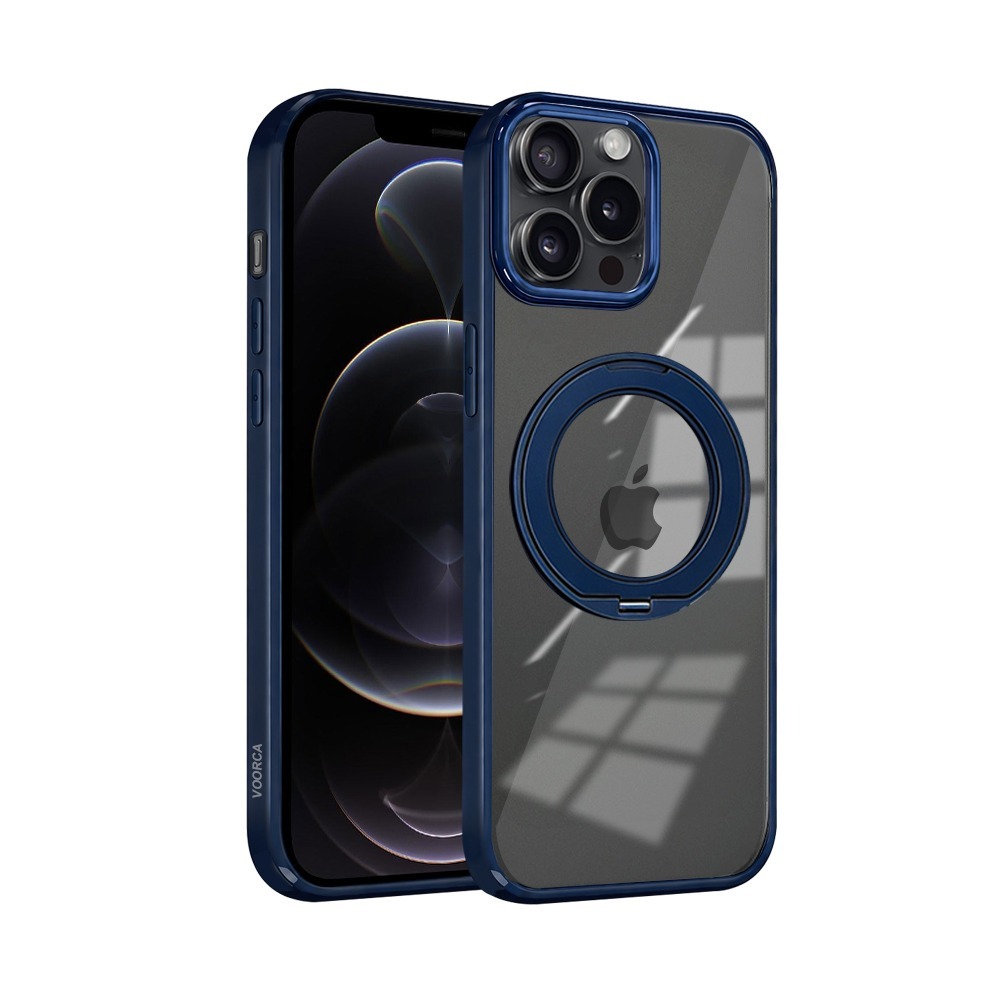 威力家 VOORCA 夢幻糖果360系列 iPhone 12/12 Pro N52晶透磁吸殼 360度旋轉支架手機殼-規格圖8