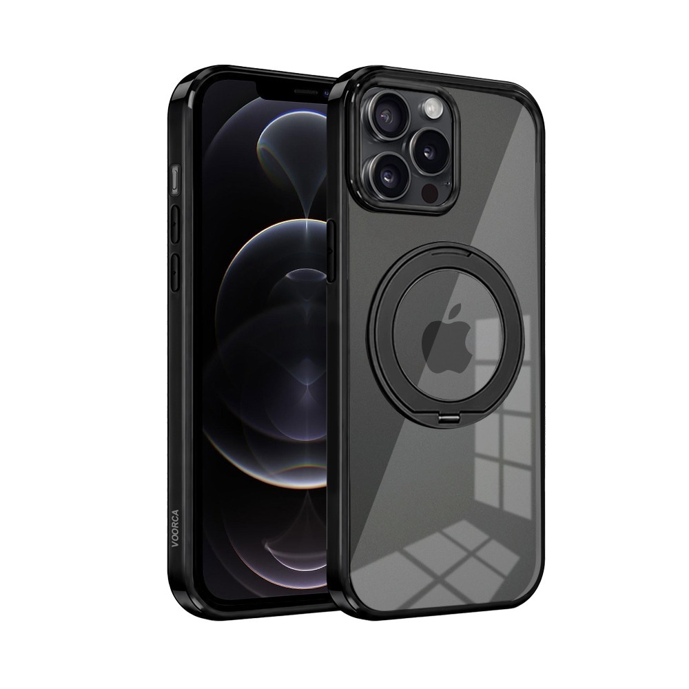 威力家 VOORCA 夢幻糖果360系列 iPhone 12/12 Pro N52晶透磁吸殼 360度旋轉支架手機殼-規格圖8