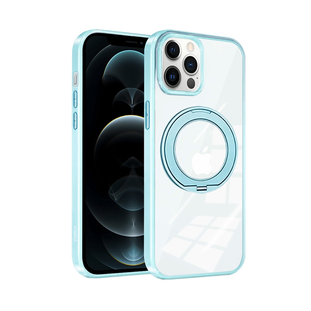 威力家 VOORCA 夢幻糖果360系列 iPhone 12 Pro Max N52晶透磁吸殼 360度旋轉支架手機殼-規格圖8