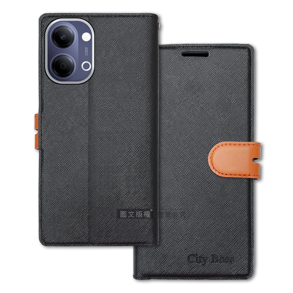 威力家 CITY都會風 vivo Y05 4G / Y21 5G 共用 插卡立架磁力手機皮套 有吊飾孔-規格圖5