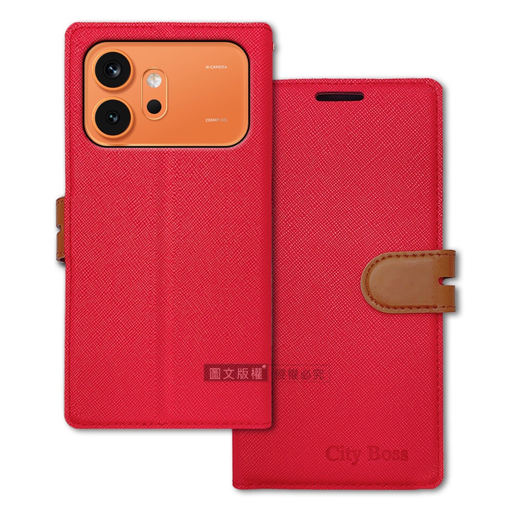 威力家 CITY都會風 榮耀HONOR 600 插卡立架磁力手機皮套 有吊飾孔-規格圖5