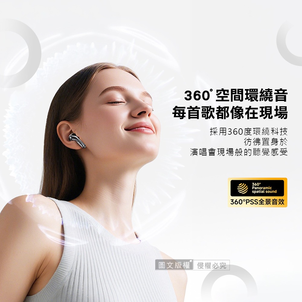 威力家 AWEI AI智能翻譯藍牙耳機 藍牙V6.0｜同聲互譯｜IPX6防水防汗｜支援多語言-細節圖6