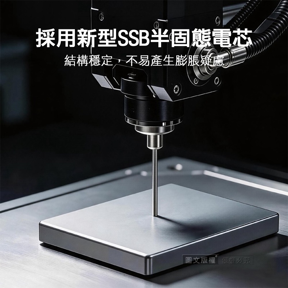 威力家 VOORCA 10000mAh 新型半固態電芯 三合一磁吸無線充行動電源 輕巧迷你/電量顯示-細節圖6