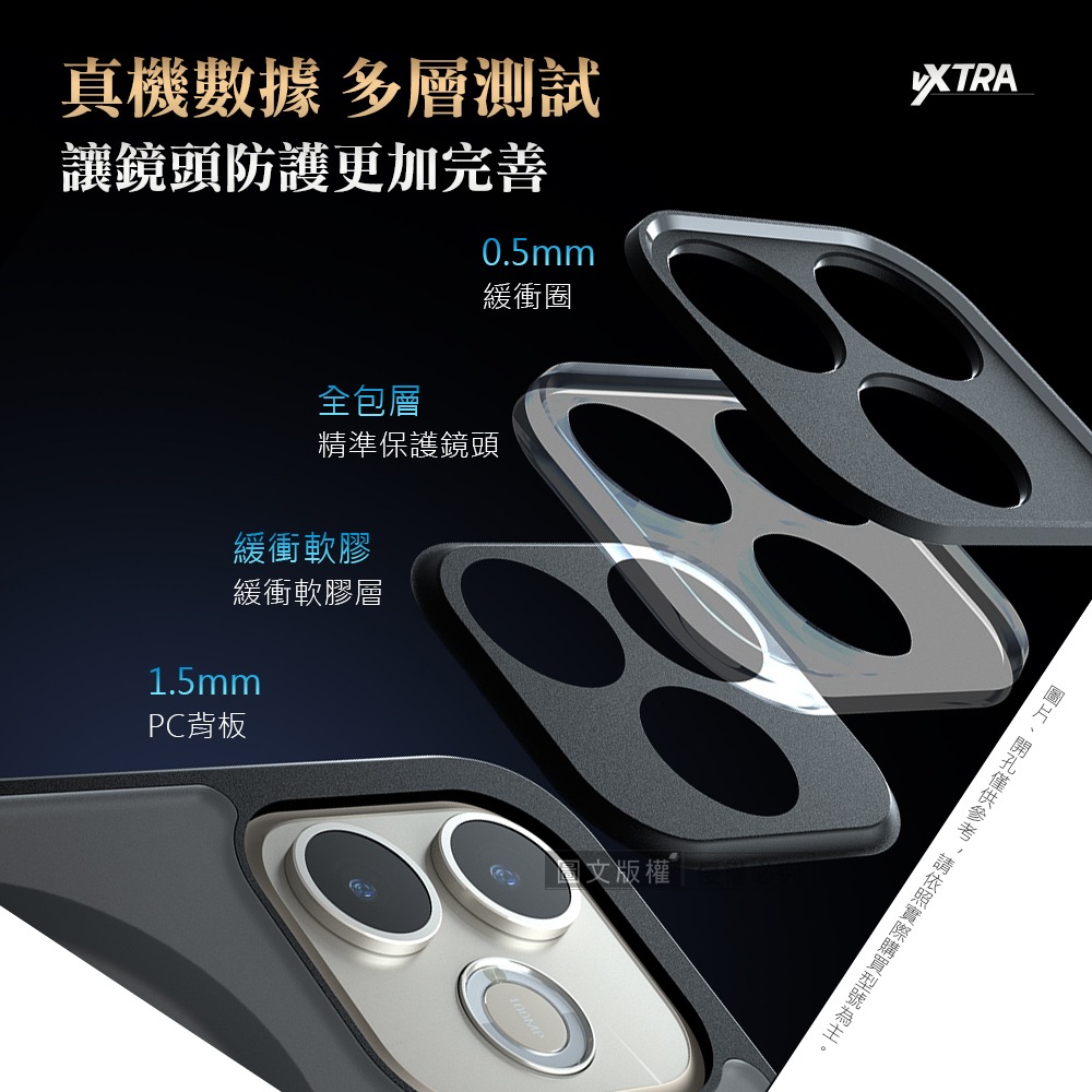 威力家 VXTRA 黑曜磁盾 榮耀HONOR 600 Lite 霧透軟邊手機殼 N52磁吸/鏡頭加高/氣囊防摔殼-細節圖5