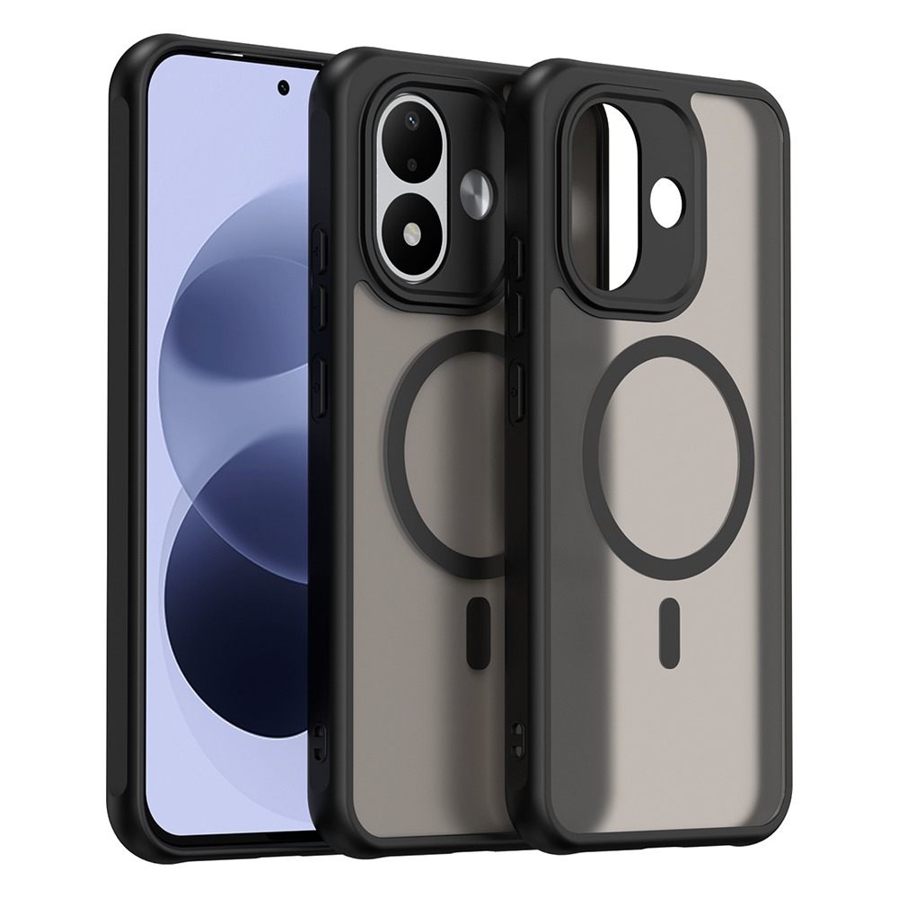 威力家 凡盾系列 紅米Redmi Note 17 5G/4G 磨砂磁吸防摔殼 鏡頭全包覆 手機殼-經典黑