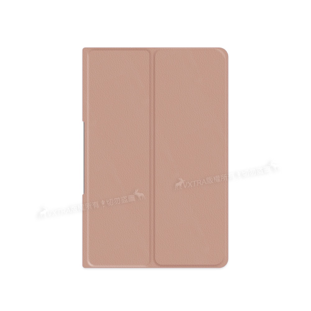 威力家 VXTRA 聯想 Lenovo Tab Plus TB351FU 11.5吋 經典皮紋保護套網格硬背支架平板皮套-品味金