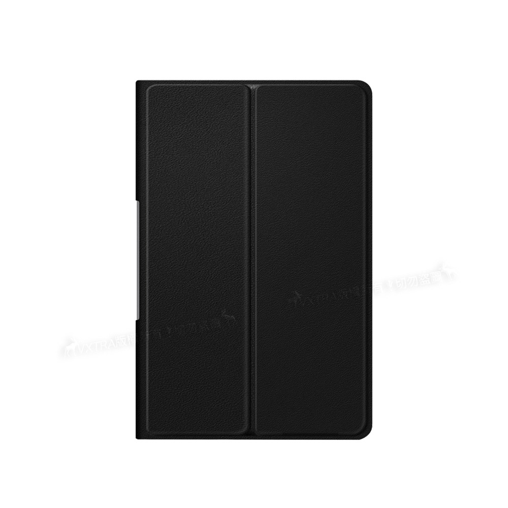 威力家 VXTRA 聯想 Lenovo Tab Plus TB351FU 11.5吋 經典皮紋保護套網格硬背支架平板皮套-科幻黑