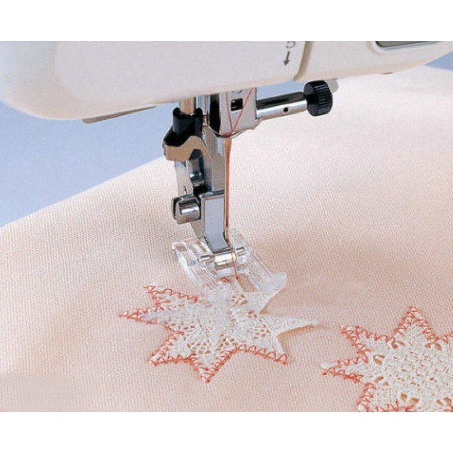 【布的魔法屋】d349系列 家用縫紉機.前開式密針縫壓布腳 貼布繡密針繡壓腳 適多功能縫紉機.喜佳brother兄弟牌-細節圖8