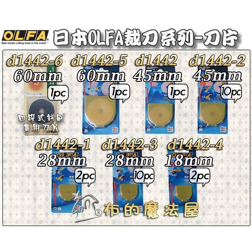 【布的魔法屋】d1385-11日本製OLFA花卉珍藏款限定45mm直柄裁刀 喜佳OLFA花朵裁刀切割刀滾刀輪刀旋轉切刀片-細節圖8