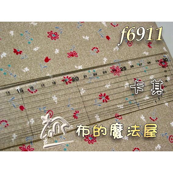 【布的魔法屋】f6911高原2011系列卡其小花圖案日本進口布(拼布布料/拼布材料/手工藝材料/可作拼布包包.拼布被)-細節圖2