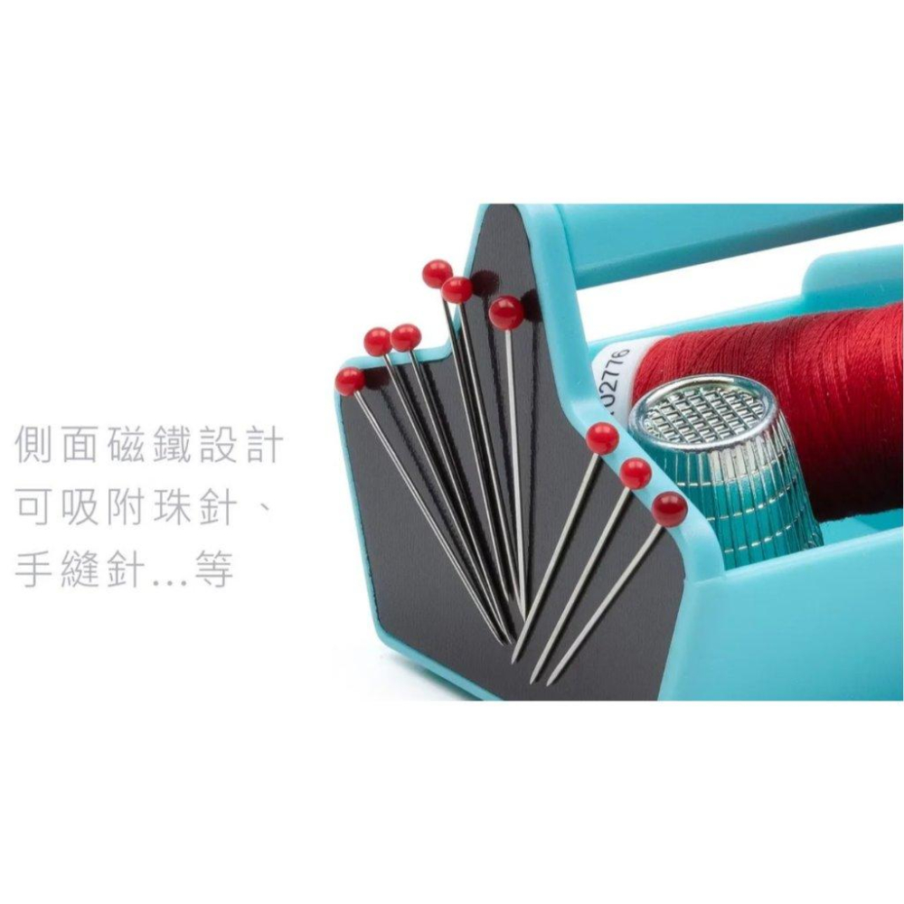 【布的魔法屋】d319-德國Prym Love 切線置物磁針盒 備剪線器 吸盤磁針收納 縫紉收納盒 磁性收納磁鐵 置物盒-細節圖7