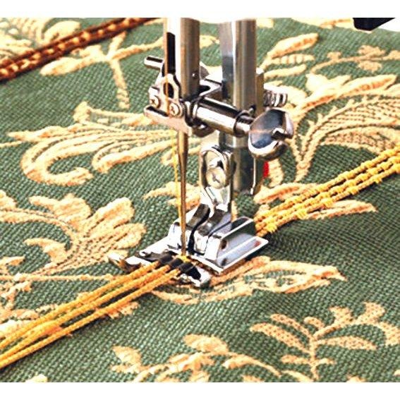 【布的魔法屋】d191-台灣製造 喜佳NCC三孔裝飾線壓布腳H 穿繩壓腳 全迴轉機型 同時車縫3條裝飾線NCC裝飾線壓腳-細節圖8