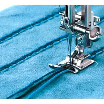 【布的魔法屋】d191-台灣製造 喜佳NCC三孔裝飾線壓布腳H 穿繩壓腳 全迴轉機型 同時車縫3條裝飾線NCC裝飾線壓腳-細節圖9