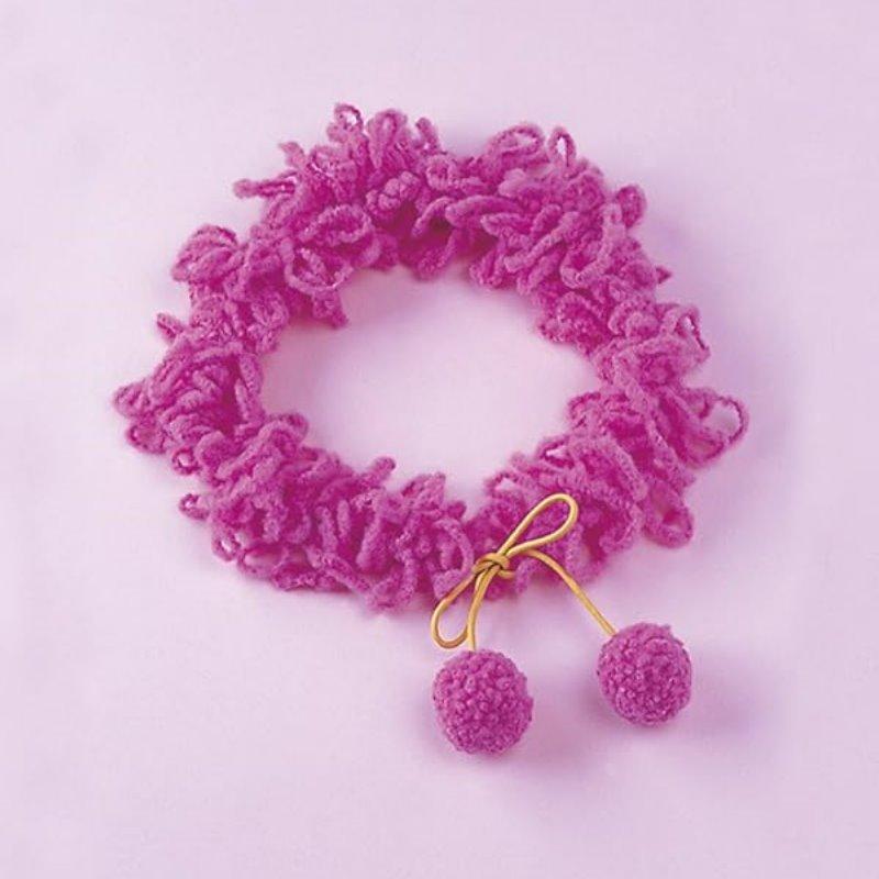 【布的魔法屋】d218-日本製可樂牌毛線蕾絲編織器 毛線編織器 髮夾蕾絲針織機 夾子式圍巾領巾披肩頸鍊辮子編織器-細節圖7