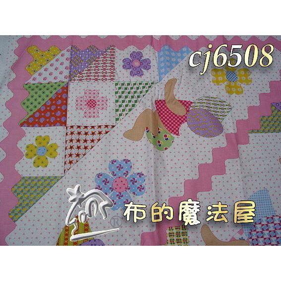 【布的魔法屋】cj6508快樂寶貝3呎片圖案布進口布(拼布布料/拼布材料/手工藝材料/可作拼布包包.拼布被)-細節圖3