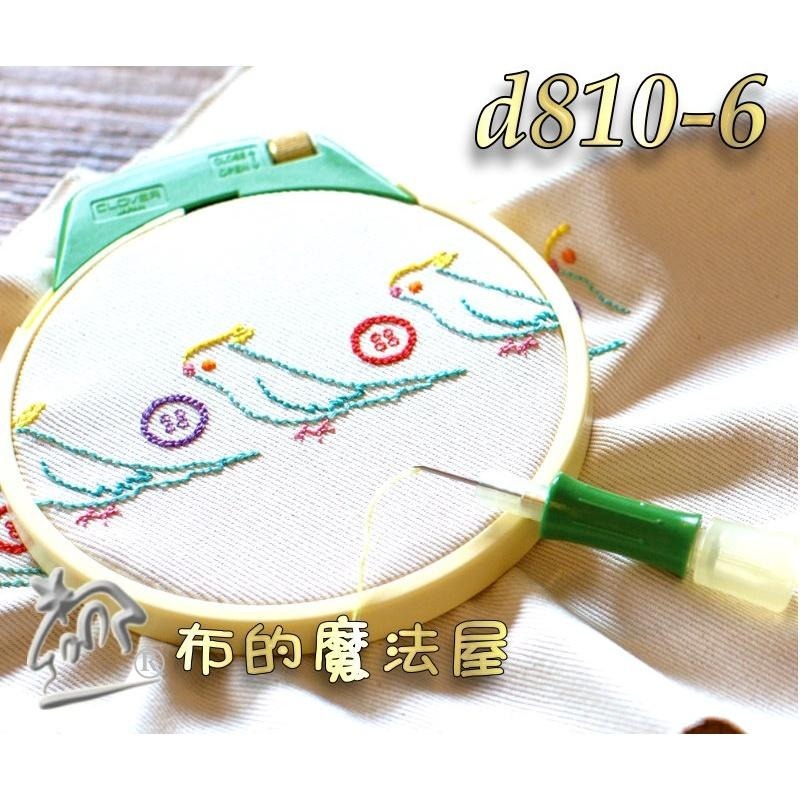 【布的魔法屋】d810-6日本製可樂牌俄羅斯刺繡框12cm繡花框 刺綉框 壓線框 Clover 十字繡 平面刺繡絲帶刺繡-細節圖4