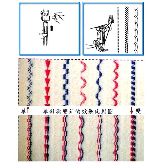 【布的魔法屋】d079-1-台灣製造 兄弟牌雙針 Brother雙針HA車針 左針位 喜佳拼布教室兄弟牌縫紉機縫針雙針-細節圖5