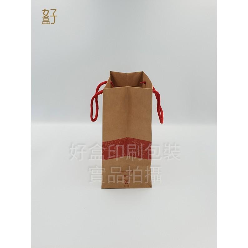 牛皮紙袋/24x11x22公分/牛皮紙手提袋/手作幸福/鳳梨酥盒用/現貨供應/型號D-16109/◤  好盒  ◢-細節圖4