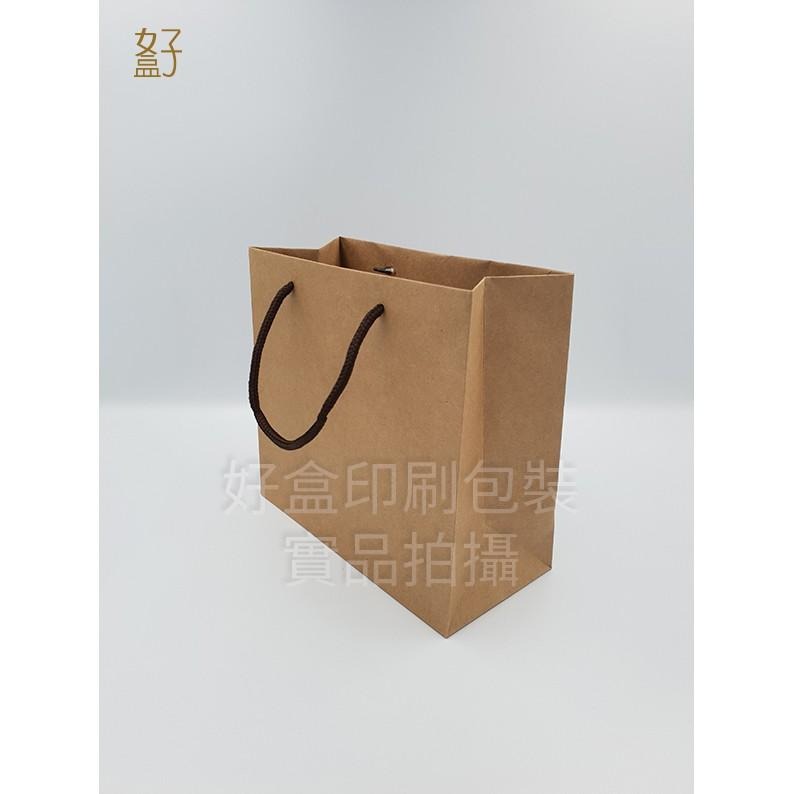 牛皮紙袋/24x11x22公分/牛皮紙手提袋/素面/鳳梨酥盒用/型號：D-26110/◤  好盒  ◢-細節圖3