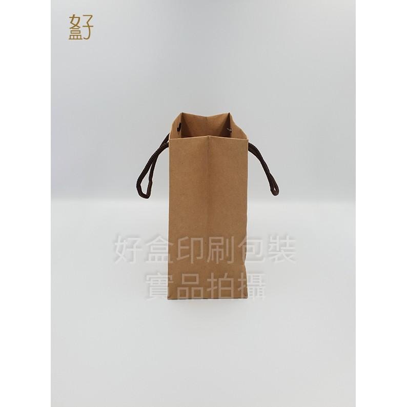 牛皮紙袋/24x11x22公分/牛皮紙手提袋/素面/鳳梨酥盒用/型號：D-26110/◤  好盒  ◢-細節圖4
