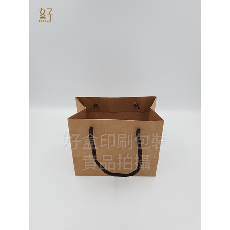 牛皮紙袋/18x10x15公分/牛皮紙手提袋/型號：D-26106/◤  好盒  ◢-細節圖2