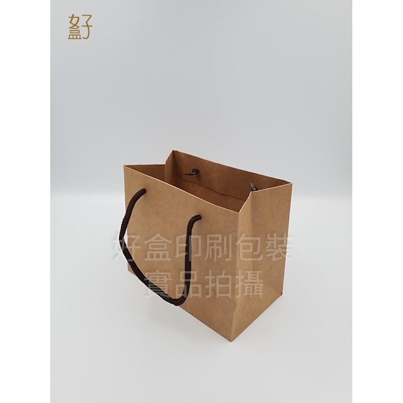 牛皮紙袋/18x10x15公分/牛皮紙手提袋/型號：D-26106/◤  好盒  ◢-細節圖3
