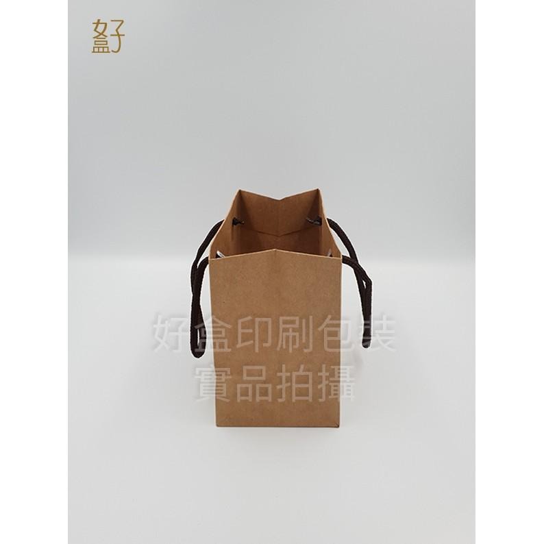 牛皮紙袋/18x10x15公分/牛皮紙手提袋/型號：D-26106/◤  好盒  ◢-細節圖4