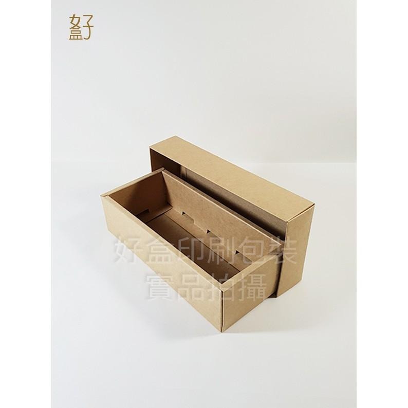 牛皮紙盒/22.2x10x6公分/天地盒/禮盒/鳳梨酥盒/型號D-25041/◤  好盒  ◢-細節圖3