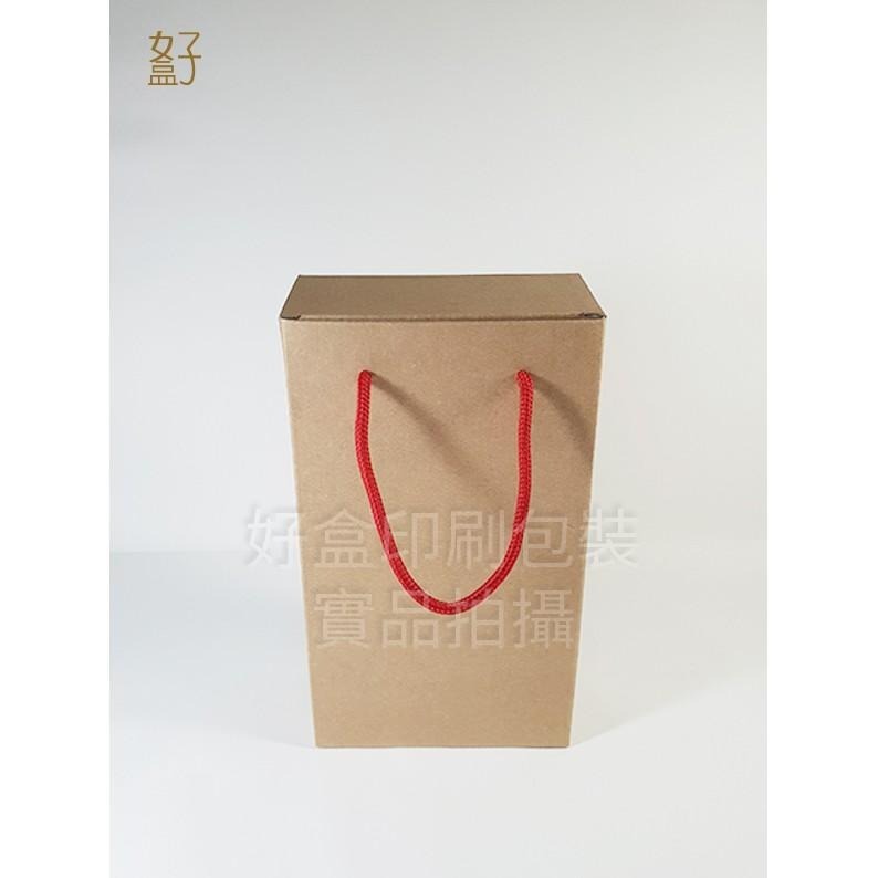 瓦楞紙盒/16x7.7x28公分/禮盒/酒盒/500ml/提盒/型號D-25082/◤  好盒  ◢-細節圖2