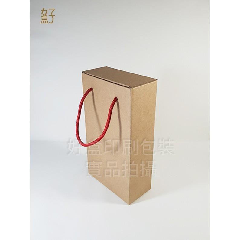 瓦楞紙盒/16x7.7x28公分/禮盒/酒盒/500ml/提盒/型號D-25082/◤  好盒  ◢-細節圖3