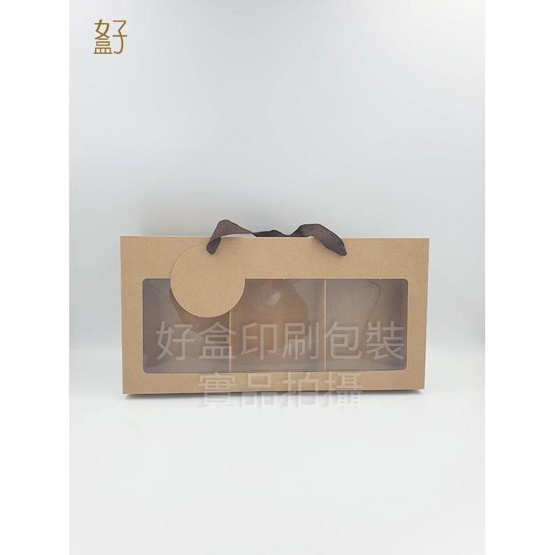 牛皮紙盒/34.2x17.4x5.8公分/禮盒/貼窗提盒/濾掛式咖啡盒/型號D-25012/◤  好盒  ◢-細節圖2