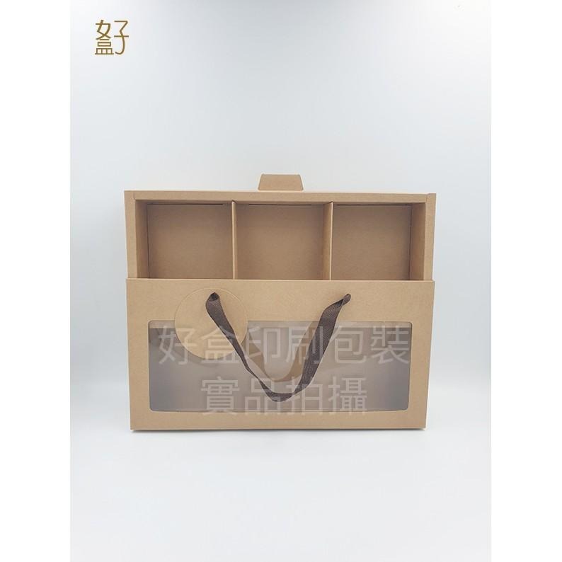牛皮紙盒/34.2x17.4x5.8公分/禮盒/貼窗提盒/濾掛式咖啡盒/型號D-25012/◤  好盒  ◢-細節圖6