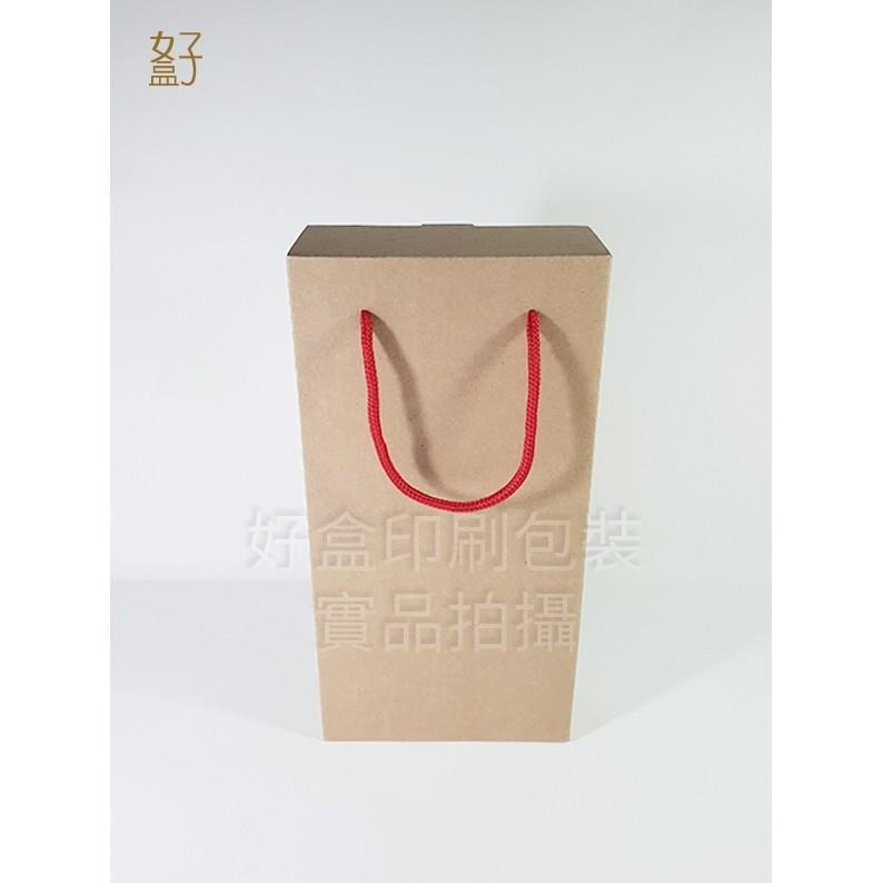 瓦楞紙盒/17x8x33公分/禮盒/酒盒/提盒/型號D-15003/◤  好盒  ◢-細節圖2