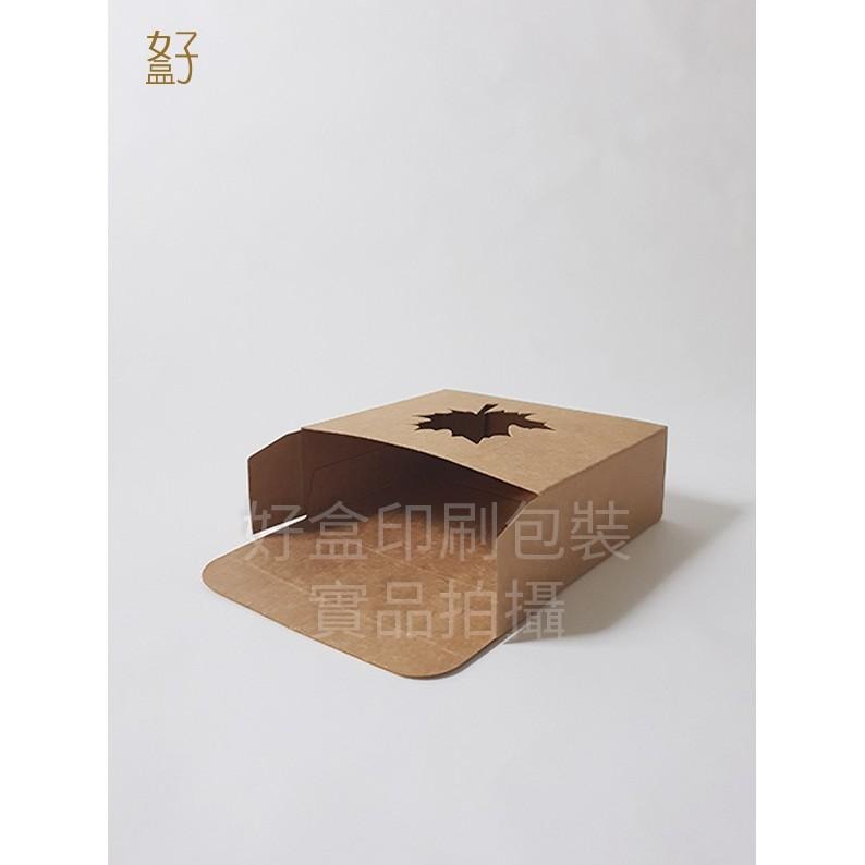 牛皮紙盒/86x30x71mm/手工皂盒9號(牛皮盒-楓葉窗)/現貨供應/型號：D-11009/◤  好盒  ◢-細節圖6