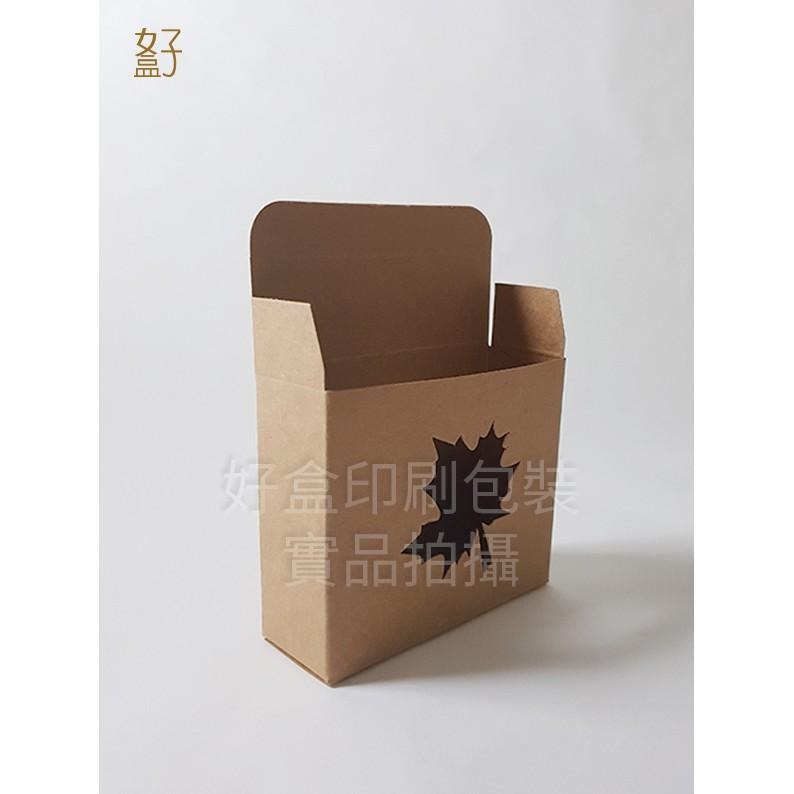 牛皮紙盒/86x30x71mm/手工皂盒9號(牛皮盒-楓葉窗)/現貨供應/型號：D-11009/◤  好盒  ◢-細節圖7