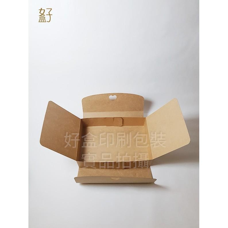 牛皮紙盒/20.8x14x5公分/禮盒/萬用盒/愛心緞帶盒/型號D-42001/◤  好盒  ◢-細節圖4