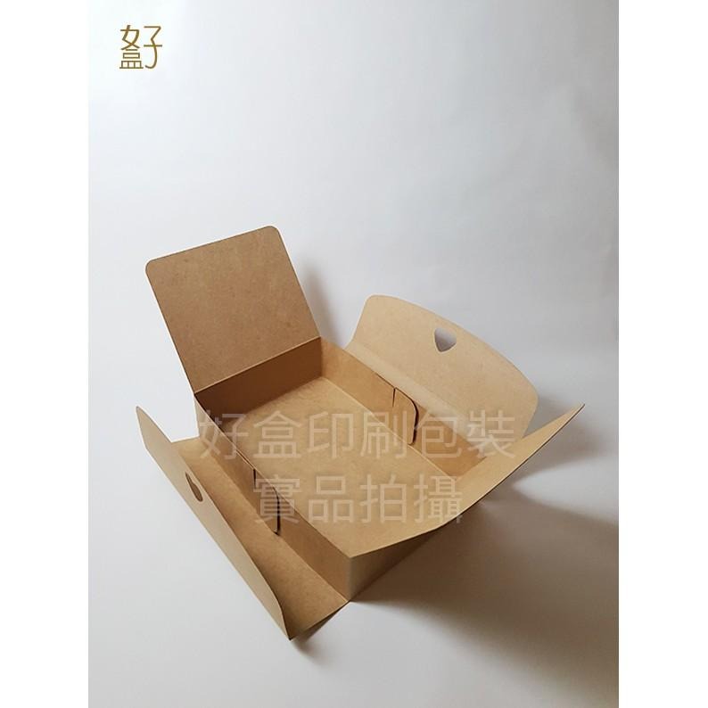 牛皮紙盒/20.8x14x5公分/禮盒/萬用盒/愛心緞帶盒/型號D-42001/◤  好盒  ◢-細節圖5