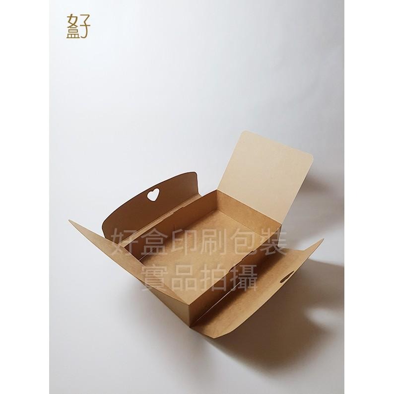 牛皮紙盒/20.8x14x5公分/禮盒/萬用盒/愛心緞帶盒/型號D-42001/◤  好盒  ◢-細節圖6