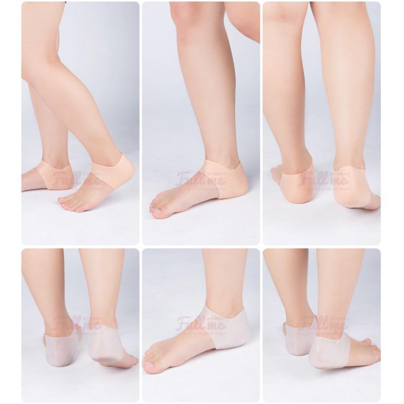 足跟套 足跟減壓 腳跟保護套 矽膠後跟保護套 鞋底太硬 腳跟減壓緩衝 後腳跟防裂襪 富米鞋墊鞋材專賣店-細節圖4