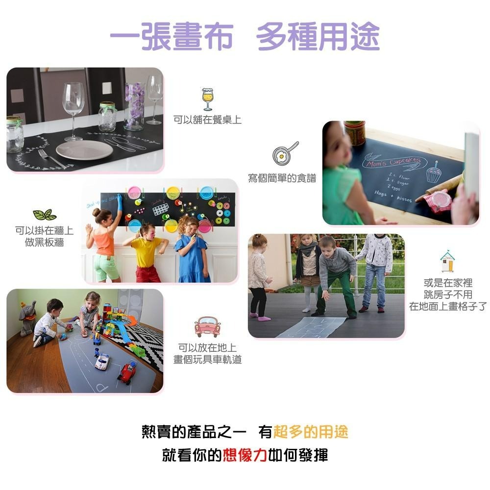 美國Jaq Jaq Bird 塗鴉大畫布 (桌墊)-細節圖4