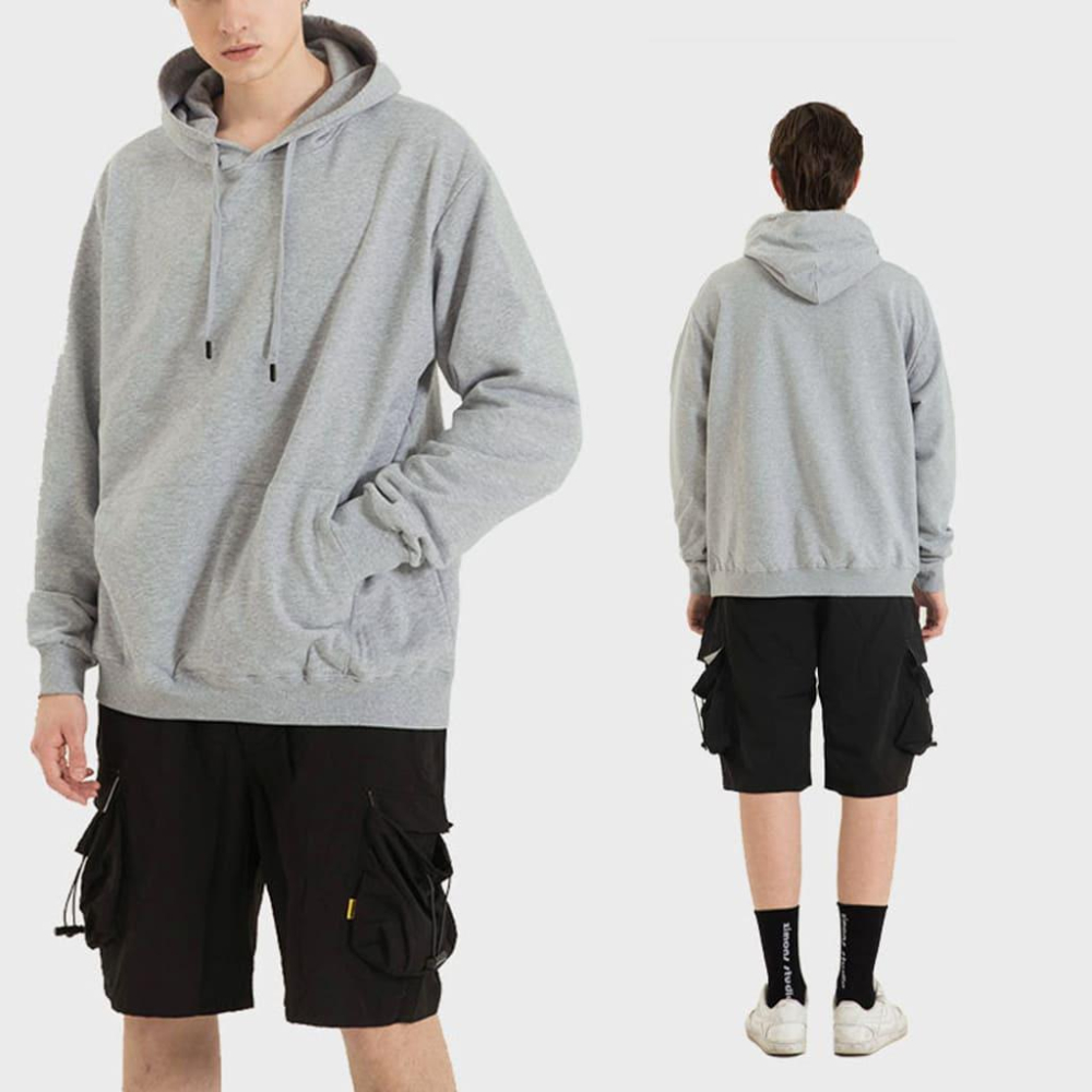 【多件優惠】刷毛帽t 連帽衛衣 衛衣 大學t 刷毛大學t 長袖上衣 情侶 大尺碼 落肩 情侶裝 素T-細節圖5